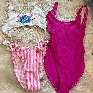 Two Vintage Swimsuits